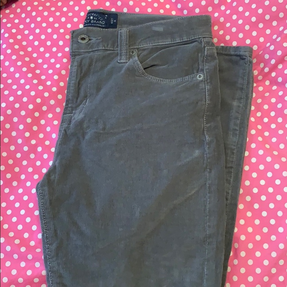Corduroy lucky brand jeans